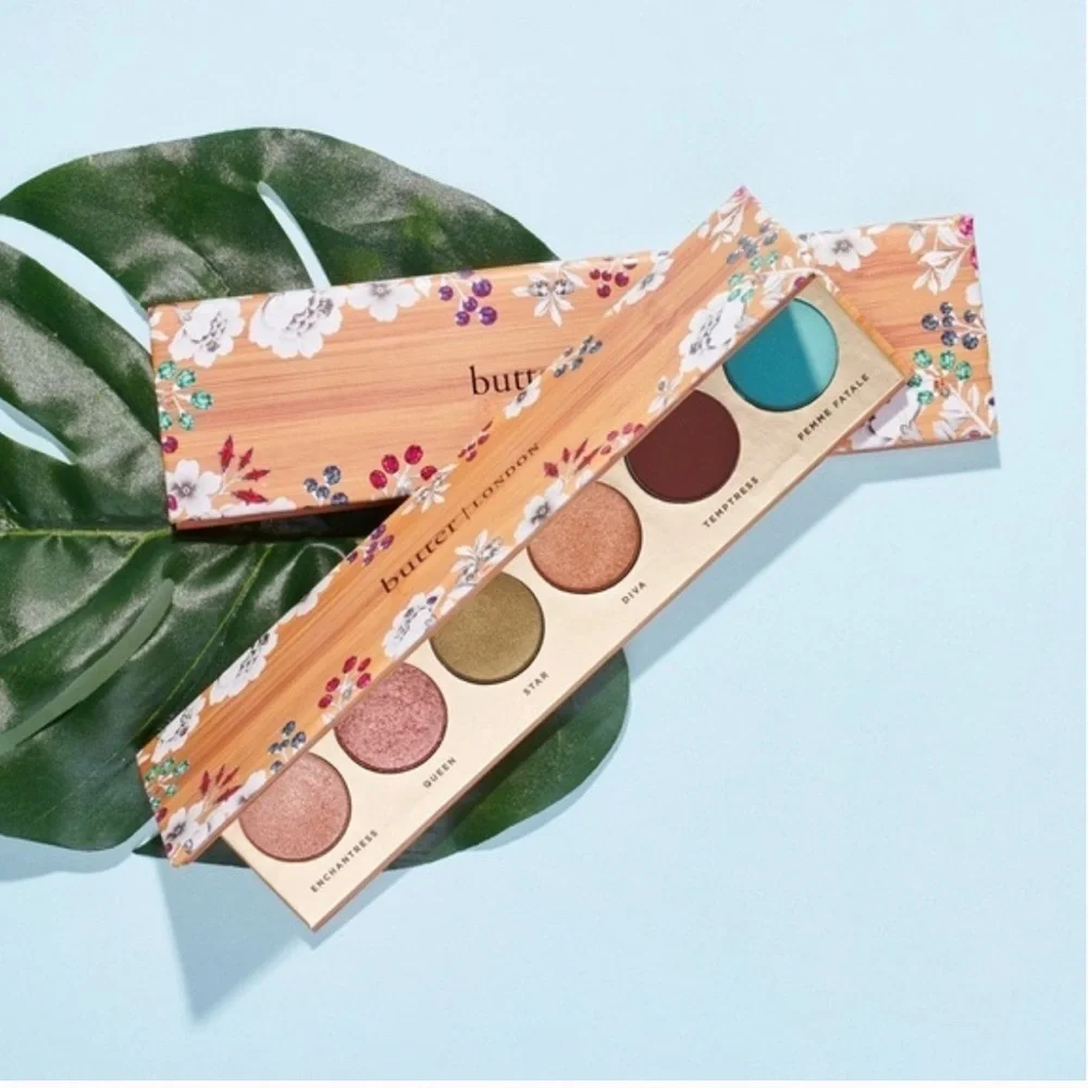 Butter London Natural Goddess Floral Eyeshadow Palette 6 Shades